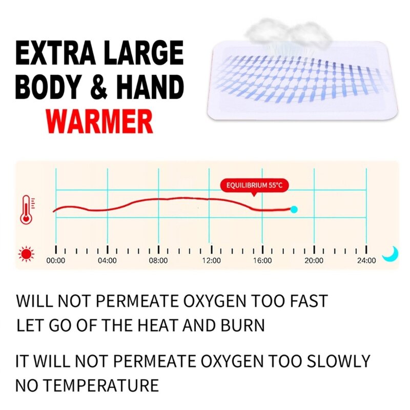 1 Box Einmalige Warme Paste Pads Selbst-erhitzung Kälte-beweis Körper Erwärmung Baby Patches Drop Verschiffen