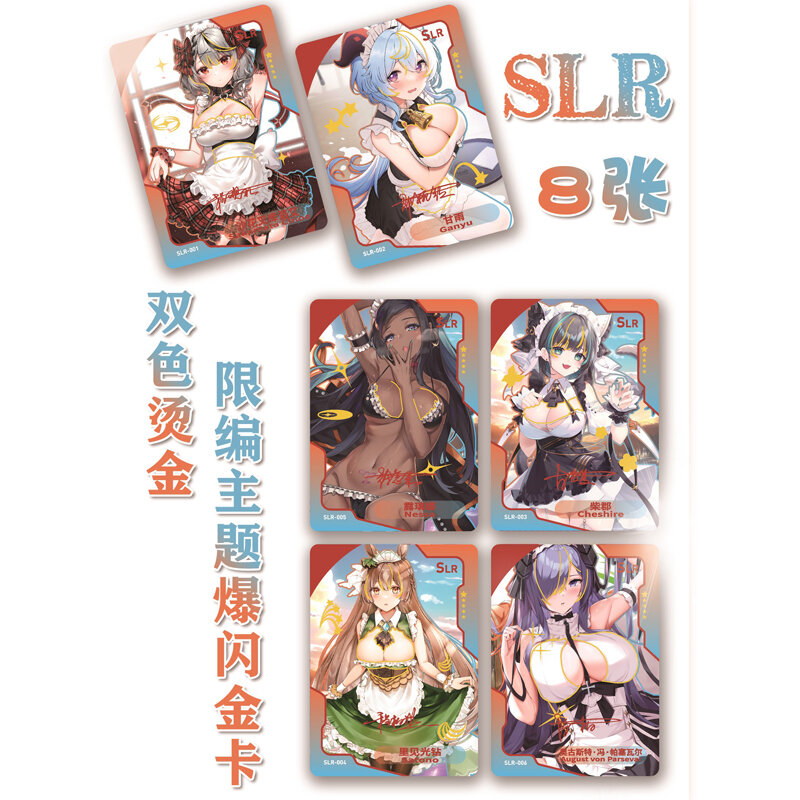 Kartu dewi Senpai 5 kartu kisah Dewi Anime baju renang pesta anak perempuan Bikini kepalan kotak penguat mainan dan hobi hadiah