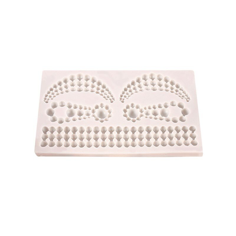 Combinazione di strisce di perle stampo in Silicone strumenti in resina artigianale Cupcake Baking Candy Cake Decorake Decorating Kitchen Baking Accessories
