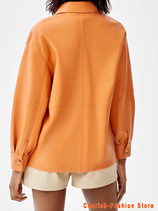 女性の合成皮革の模造クレザーのジャケット,「エレガントな衣服,ブランドコート,女性のコート,ファッション2022