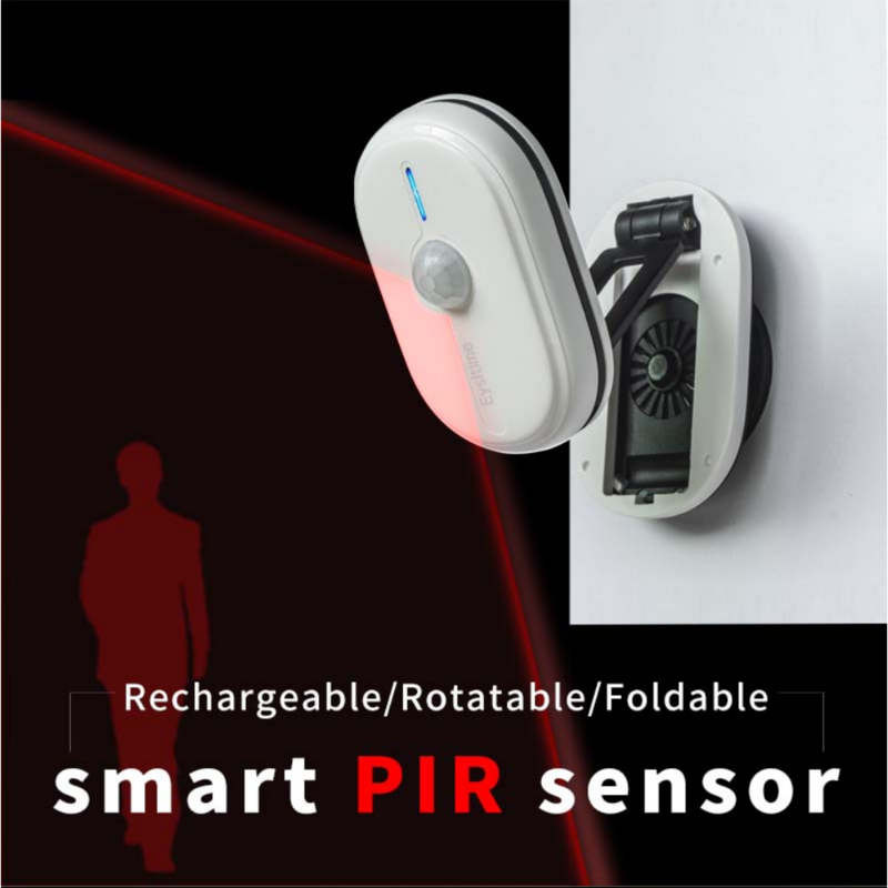 Drehbare faltbare Tuya App Smart Life intelligente ZigBee-Sicherheit menschlicher Infrarot sensor wiederauf ladbarer Detektor Pir Bewegungs sensor