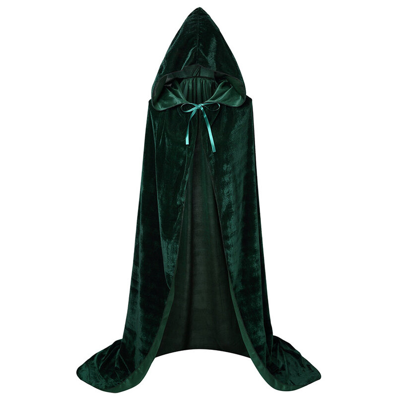 Movie Hocus Pocus Witch mantello con cappuccio Mary Sarah Winifred Sanderson Sisters Costume Cosplay Halloween Adult Kids Long Party Cape
