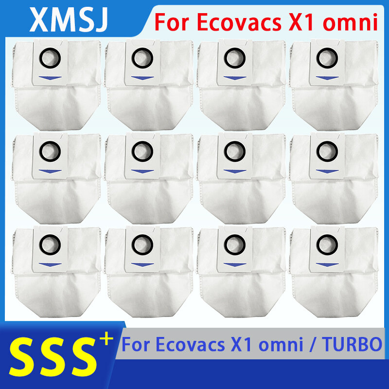 For Ecovacs Deebot X1 omni Dust Bag / X1 TURBO Parts Disposable Garbage Bag Mop Rag Robot Vacuum Cleaner Replaceable Accessories