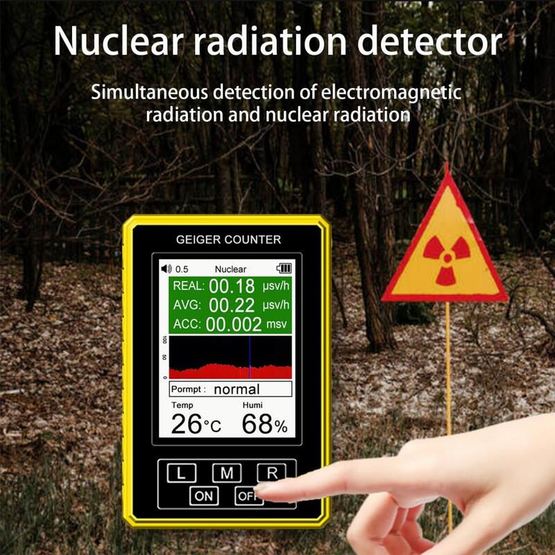 XR3 Pro detektor Geiger BR-9C 4 In 1, detektor marmer Dosimeter pribadi sinar X Gamma memastikan keamanan untuk kehidupan keluarga