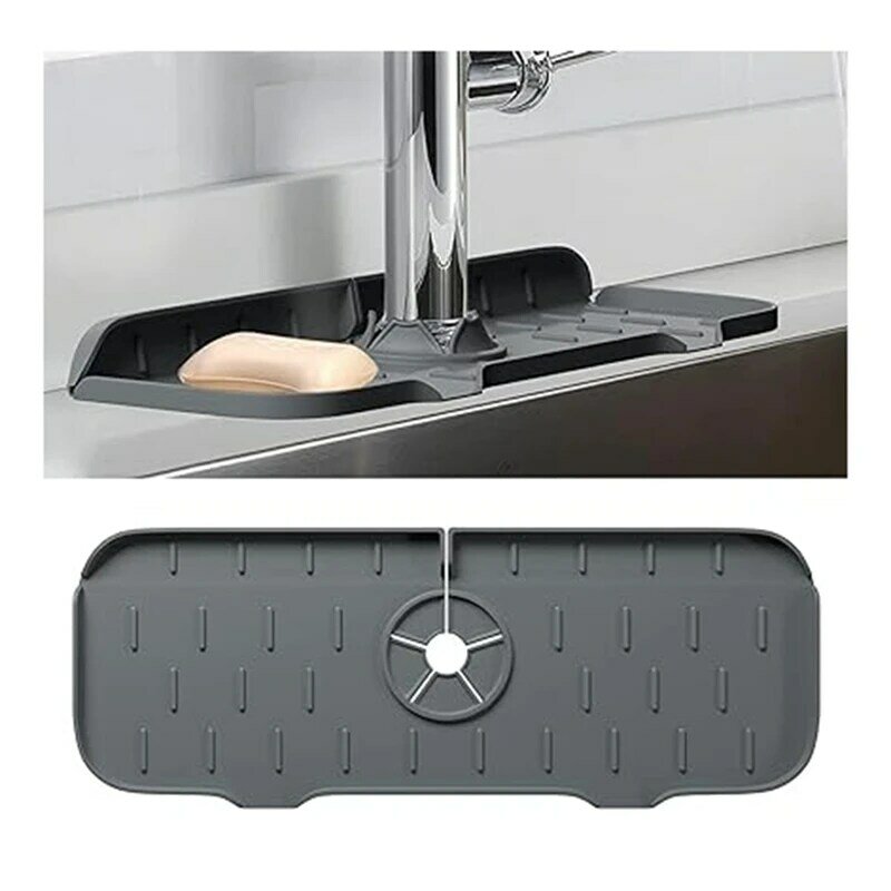 3 Pieces Kitchen Splash Pads Absorbent Pads Drain Pads, Foldable Splash Pads, Waterproof Pads