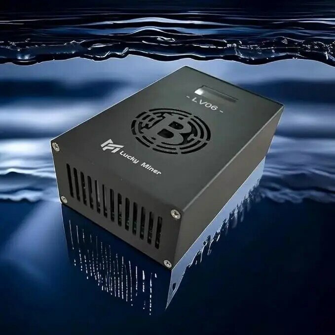 Wi-Fi Майнер биткоинов Lucky Miner LV06 Hashrate 500 г/с с блоком питания, совместим с Nicehash Mining Pool Биткоин Майнер