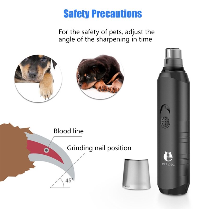 Professional Electric Pet Grinder Battery Powered Grooming Tool Dog for Cat Paw Shaver Trimmer Drop shipping