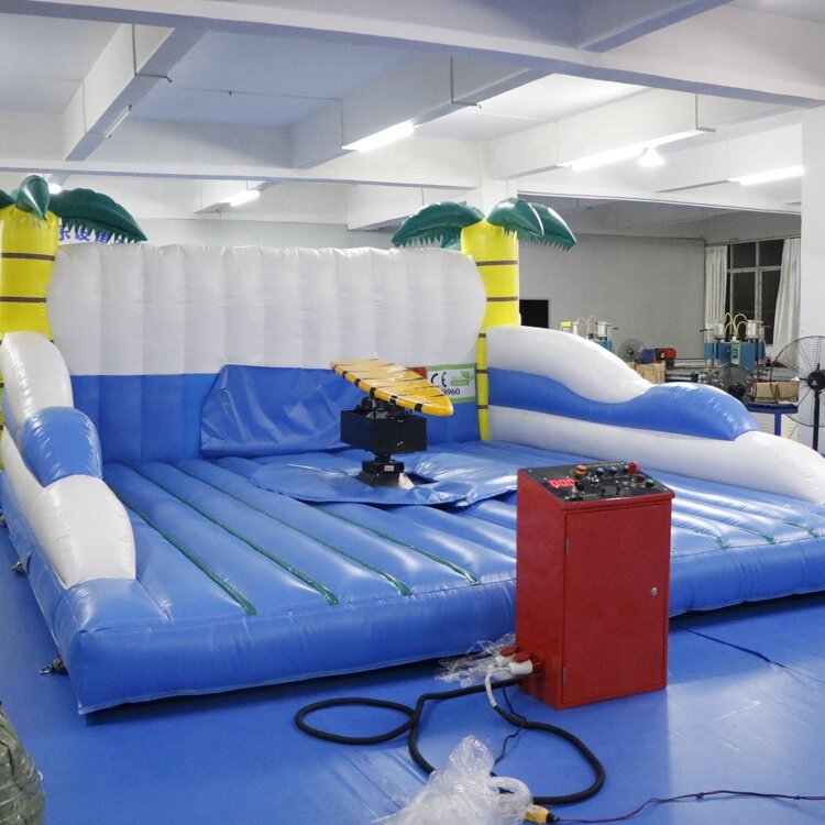 Волнистый надувной одиночный симулятор серфинга, надувные механические аттракционы для серфинга