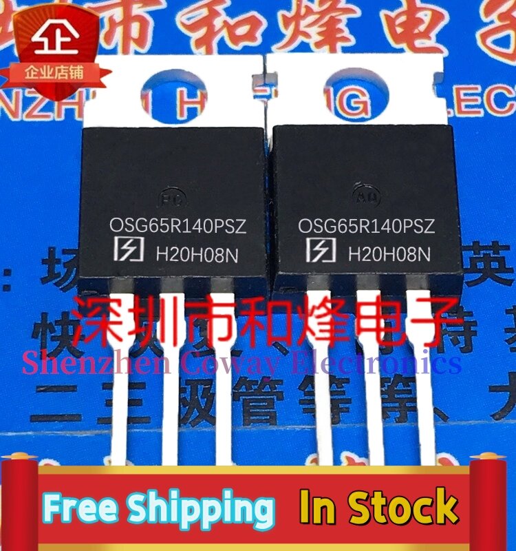 10PCS-30PCS  OSG65R140PSZ  TO-220 MOS   In Stock Fast Shipping