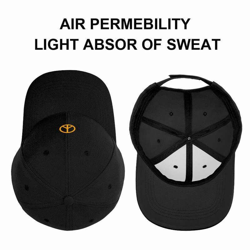 PEACE SIGN (오렌지) 야구 모자, 골프 모자,-F-| 태양 모자, 남성 테니스 모자
