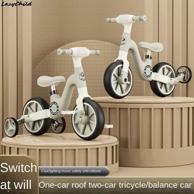 어린이용 밸런스 자전거 페달, 글라이드 스쿠터 삼륜차, 투인원 자전거 스쿠터, 1 A, 3-6 세 아기, 남녀공용