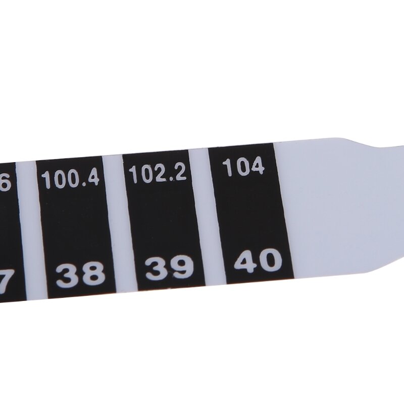 10x vara horizontal na tira do termômetro leitura instantânea da temperatura da testa