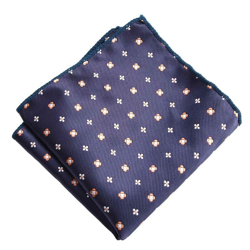 Mode Mannen Borduurwerk Bloemen Formeel Pak Heren Handgemaakt Katoen Voor Trouwjurk Feest Zakdoek Vierkante Zakdoek