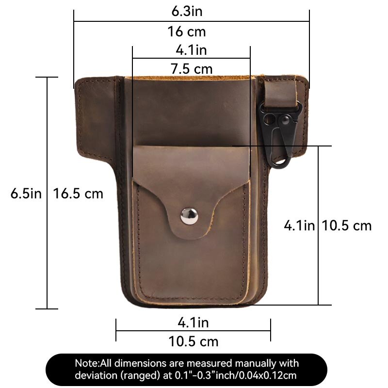 Riyao-本革の電話バッグ,ウエストバッグ,携帯電話カバー,ホルスター,ウォレットケース,iphone,samsung,ベルトクリップ用のポケット