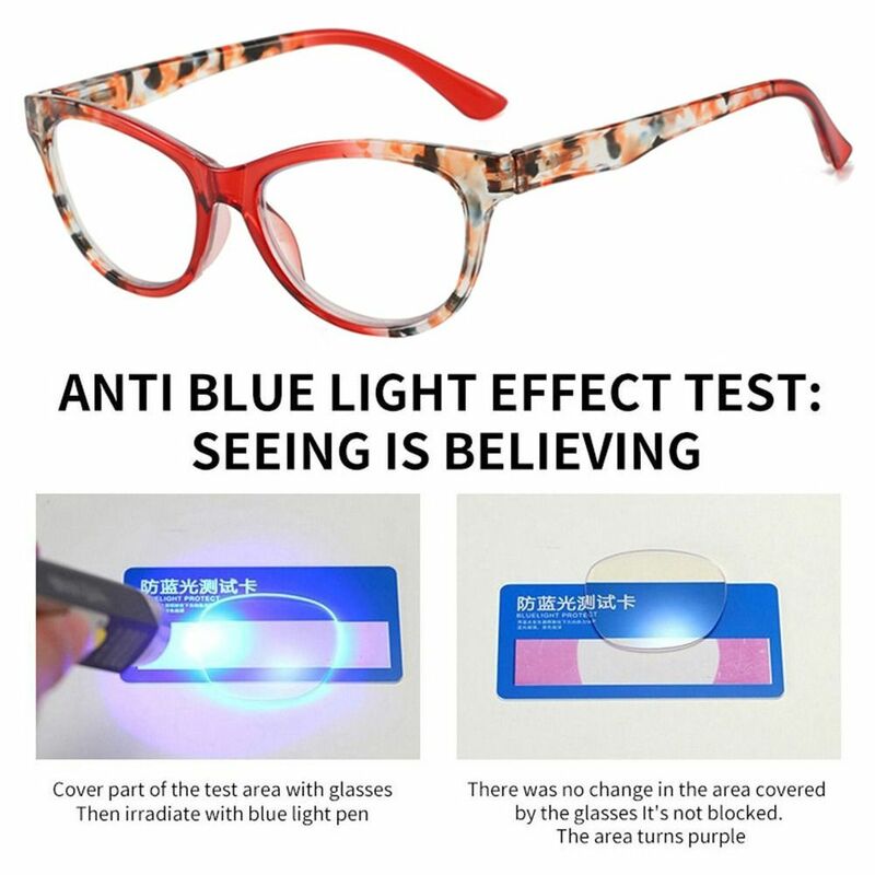 Blue Ray Blocking Anti-Blaulicht Lesebrille Augenschutz Ultraleichte quadratische Brille PC Hyperopie Brille Männer Frauen