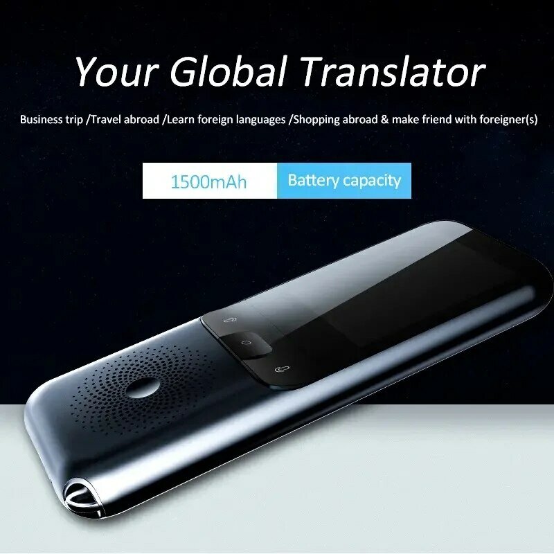 HONGTOP 실시간 스마트 음성 사진 번역기, 번역 카메라 장치, T11, 138 언어 휴대용 텍스트 음성 번역기, 1500mA