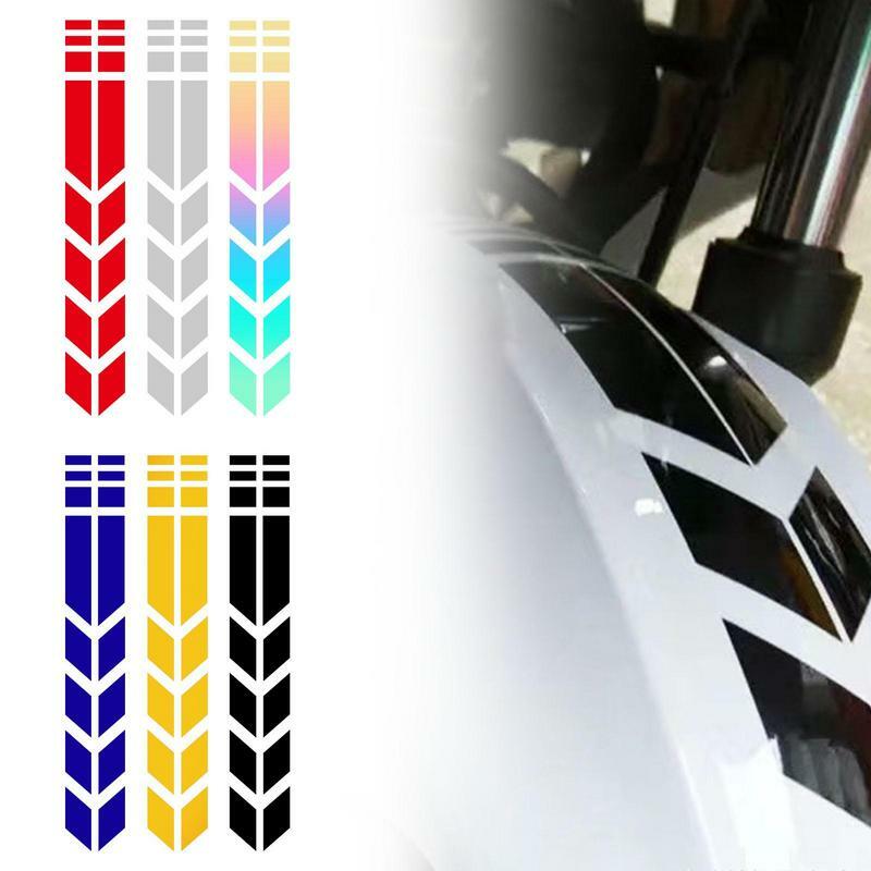 Motorfiets Pijl Streep Stickers Spatbord Pasta Waterdichte Oliebestendige Reflecterende Sticker Motor Tape Sticker