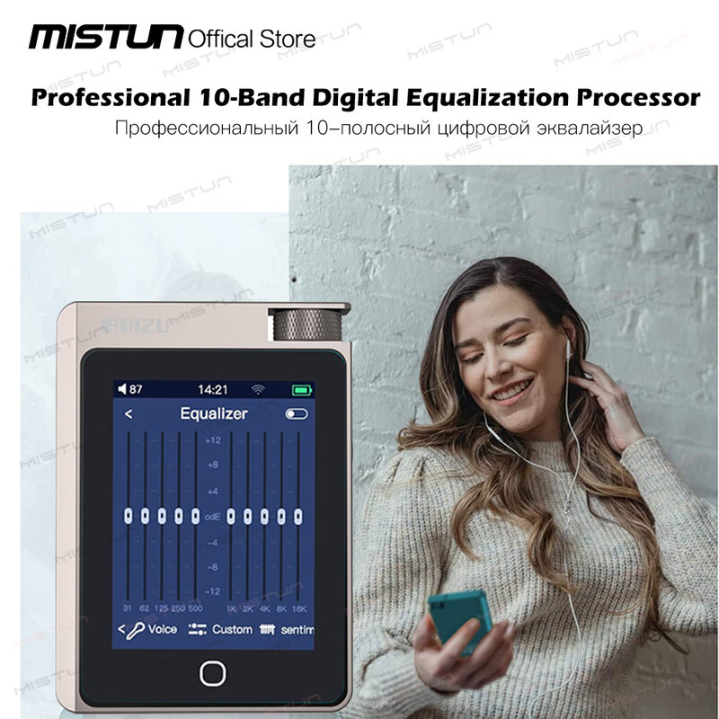 2022 nuovo lettore HiFi Bluetooth 5.0 supporto per lettore mp3eq equalizzazione lettore musicale Audio Radio FM portatile Ebook Metal Walkman