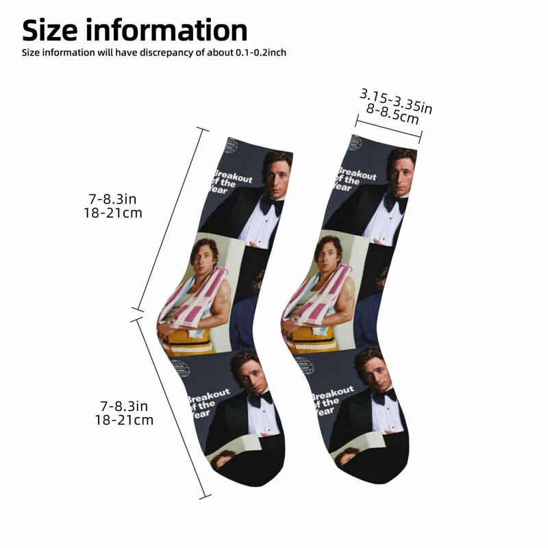 Jeremy Allen White Gift For Fan Theme Design Crew Socks Accessories for Women Cozy Dress Socks