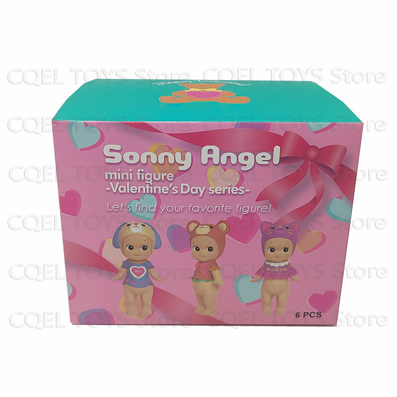 Sonny Angel Foundation Mystery Box, Bolo de Aniversário, Dia dos Namorados Animals Series, Decoração Nova Caixa Cega, Presente Não Original