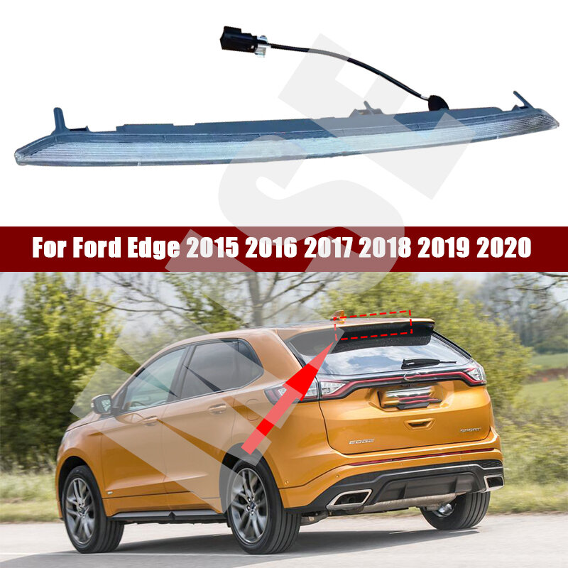 Luz de freio traseira LED para Ford Edge 2015, 2016, 2017, 2018, 2019, 2020, montagem alta, lâmpada de parada, terceira lâmpada de sinal de freio, autopeças