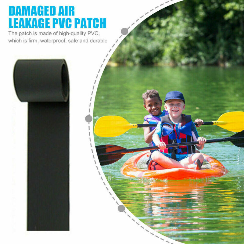 Bateau gonflable pour Kayak, 1 rouleau 50x1000mm, trou de fuite spécial endommagé, Kit de Patch de réparation en PVC collé, outil de Patch étanche