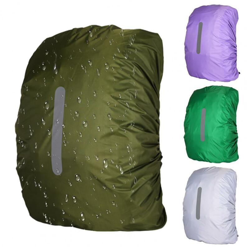 Mochila con tira reflectante para la lluvia, bolsa de almacenamiento para senderismo, montañismo, suministros de Camping