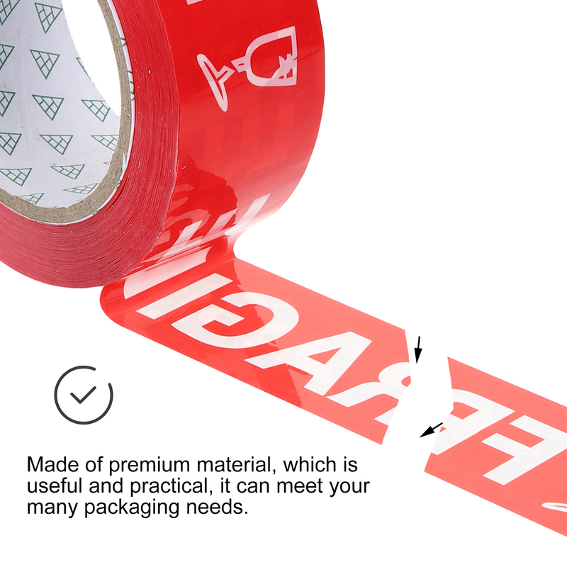 Breekbare Stickers Breekbare Tape Stickers Verpakking Tape Waarschuwingsstickers Handvat Zware Breekbare Bagage