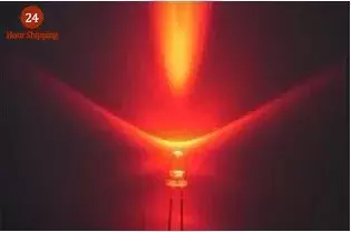 200 szt. Dioda emitująca czerwona dioda LED 3mm/F3 czerwona barwa LED Chartreuse