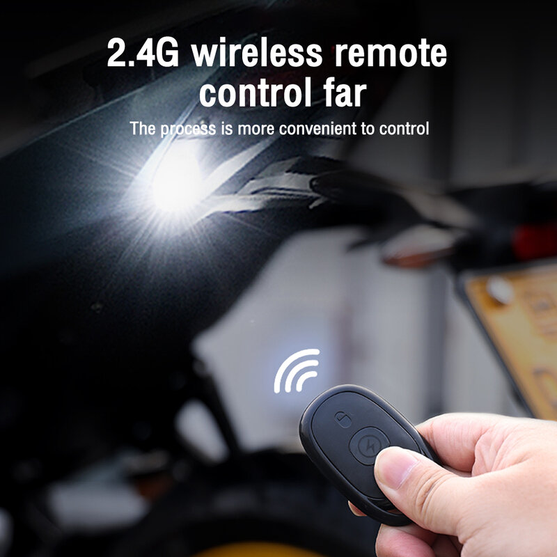 Control remoto inalámbrico dron LED flash anticolisión luz de advertencia motocicleta bicicleta control remoto semáforo