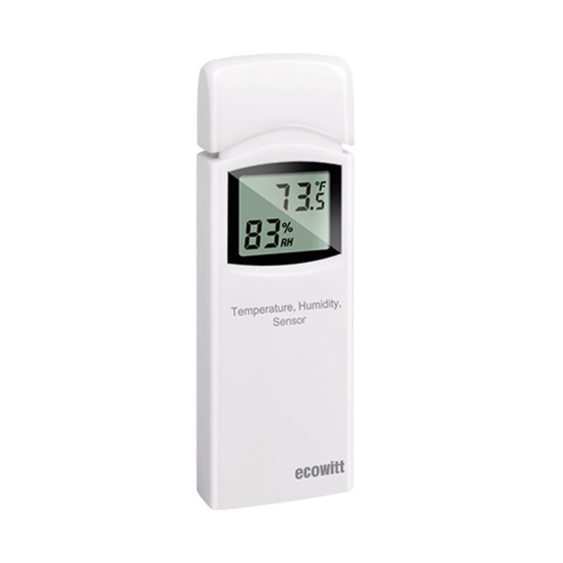 Ecowitt WN32(WH32) Outdoor Temperature Humidity Sensor, Single Channel Thermo-Hygro Sensor, for Replacing Data of WS69 WS80 WS90