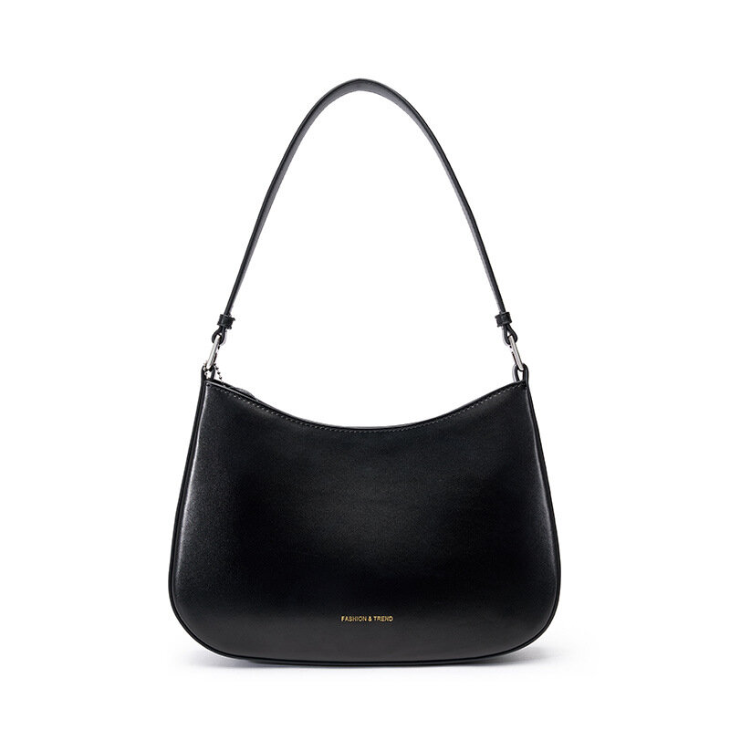 Borsa Hobo di design di nicchia borsa da donna in pelle una borsa a tracolla dal design minimale, borsa da donna