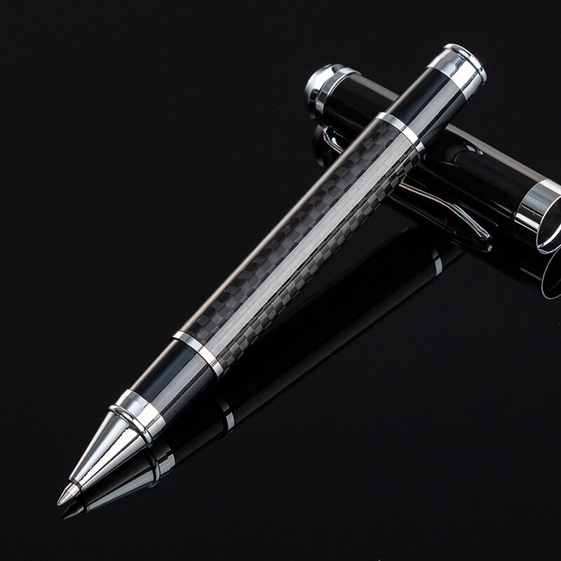 ปากกาลูกลื่นทำจากโลหะคาร์บอนไฟเบอร์มีเอกลักษณ์เป็นผู้ชายธุรกิจปากกาเขียนของขวัญ