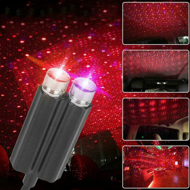 1 pz auto tetto stella luce USB LED luci interne atmosfera stellata proiettore decorazione notte complementi arredo casa Galaxy Light Accessorie