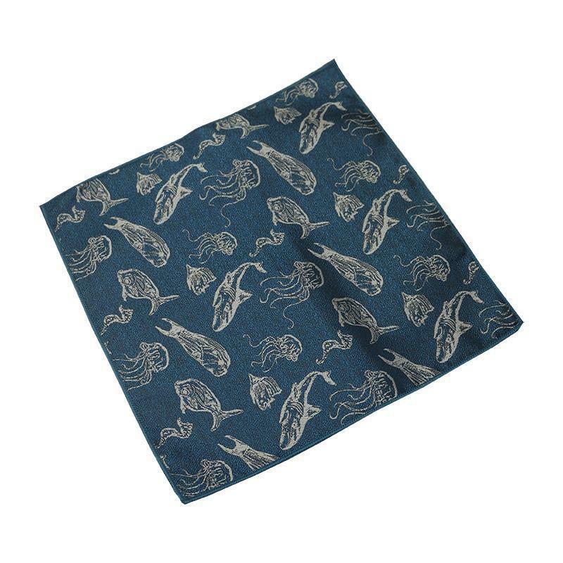 Мужской Карманный носовой платок 24 см из полиэстера с изображением листьев