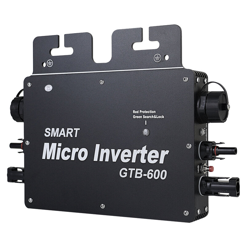 PowMr Inverter tenaga surya 300W, 400W 600W 220 W MPPT konverter tenaga surya Inverter DC ke AC Vacr Monitor Inverter mikro oleh WIFI