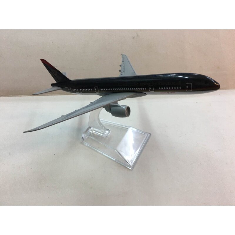 FLS-Royal Jordan B787 Diecast Metal Avião Coleção, com suporte para Exibição, Modelos de Veículos Aeronaves Miniatura, Home Loja