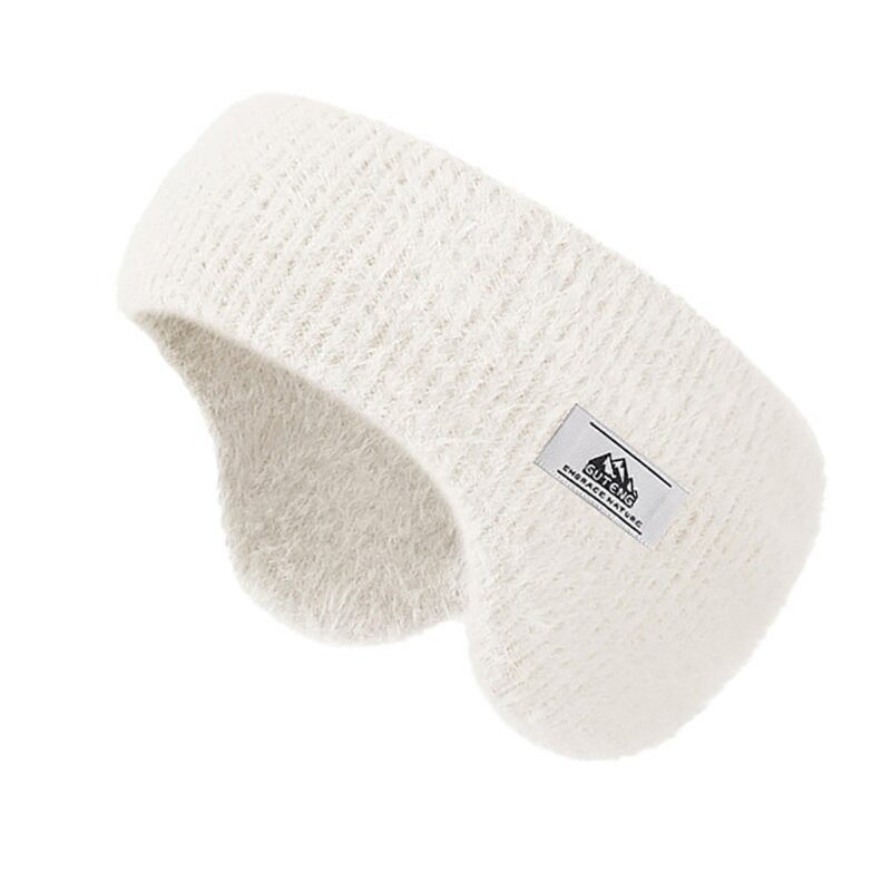 Engrossar bandana peludo pelúcia earmuffs para mulheres e crianças orelha mais quente bandana para o inverno presentes
