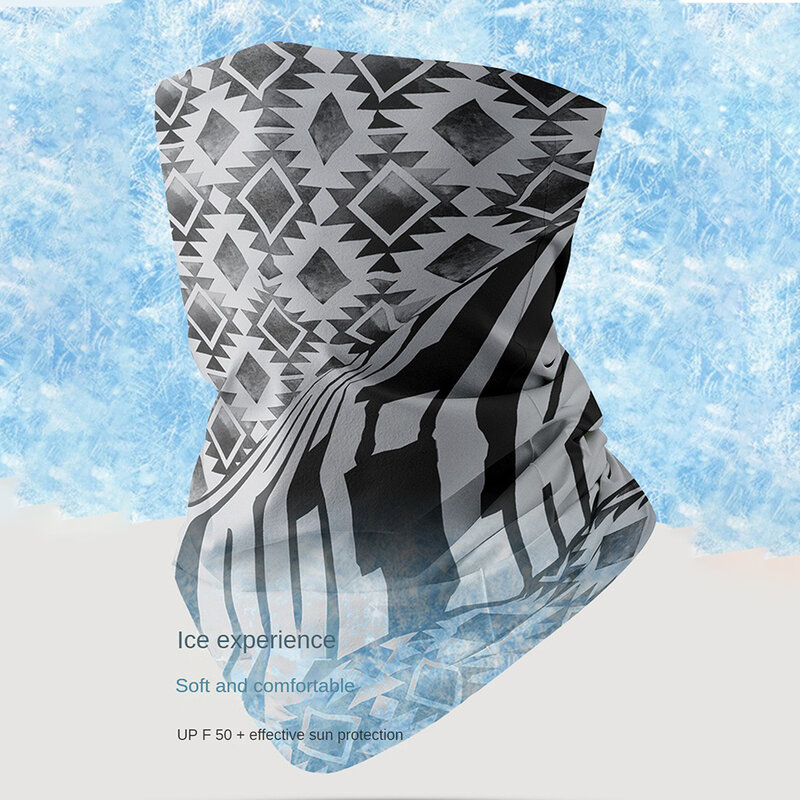 Tipos de bufanda deportiva fresca para hombres y mujeres, pasamontañas para la cara, máscara de esquí 3D, calentador de cuello sin costuras