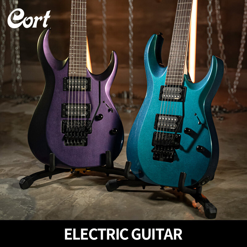 Cort-guitarra eléctrica X300 Original, instrumento musical con funda, listo en la tienda, envío inmediato