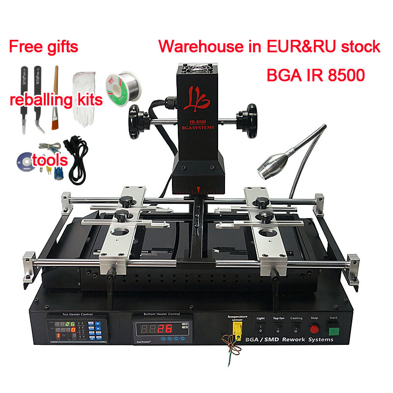 LY IR8500 BGA Rework Station Reballing Machine per PCB riparazione di telefoni cellulari EU & RU In magazzino spedizione gratuita