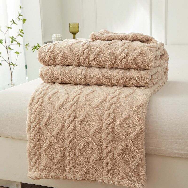 Новое зимнее одеяло, домашнее теплое мягкое покрывало из шерпы для дивана, покрывало для новорожденных, Детское покрывало, текстиль для путешествий, флисовое толстое теплое одеяло