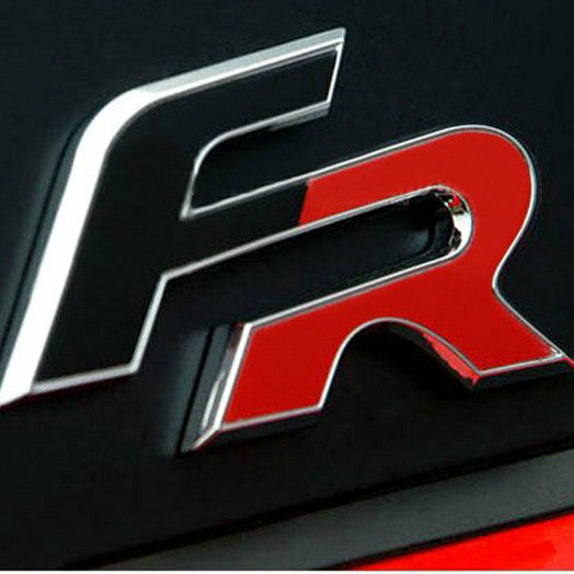 Metall 3D FR Auto Aufkleber Emblem Abzeichen für Seat Leon FR + Cupra Ibiza Altea Exeo Formel Racing Auto Zubehör auto Styling