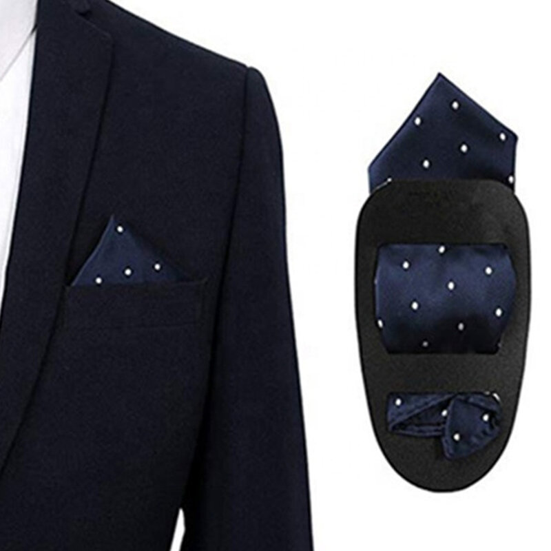 Pocket Squares Holder Scarf Silk Handkerchief Keeper Holder Men's Suit Accessories Gentlemen Hanky Pocket Square Holders