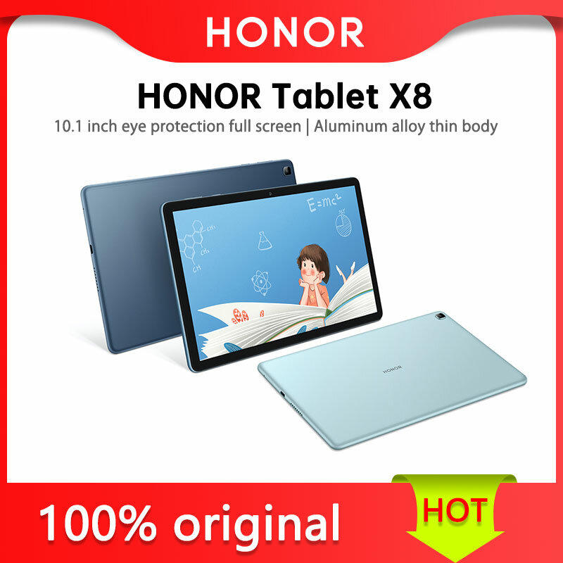 Honor-Tableta X8 de 10,1 pulgadas, TFT LCD (IPS), MT8786 MediaTek, batería de 5100mAh, cámara frontal de 5MP
