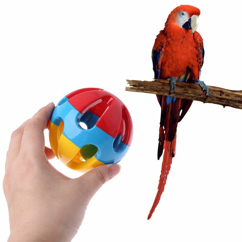 Mainan Bola Rantai Kunyah Burung Kandang Ayunan Gigitan Burung Peliharaan Gantung Parkit Cockatiel DropShipping