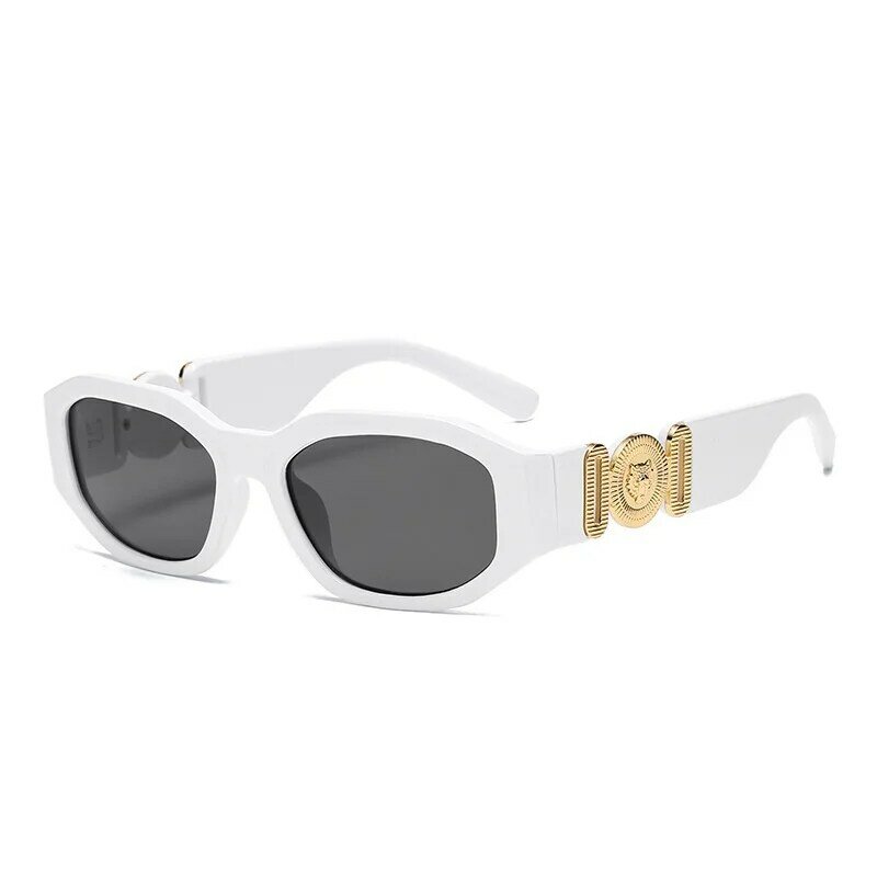 Gafas De Sol rectangulares pequeñas para hombre y mujer, lentes De Sol cuadradas De viaje, Vintage, Retro, UV400