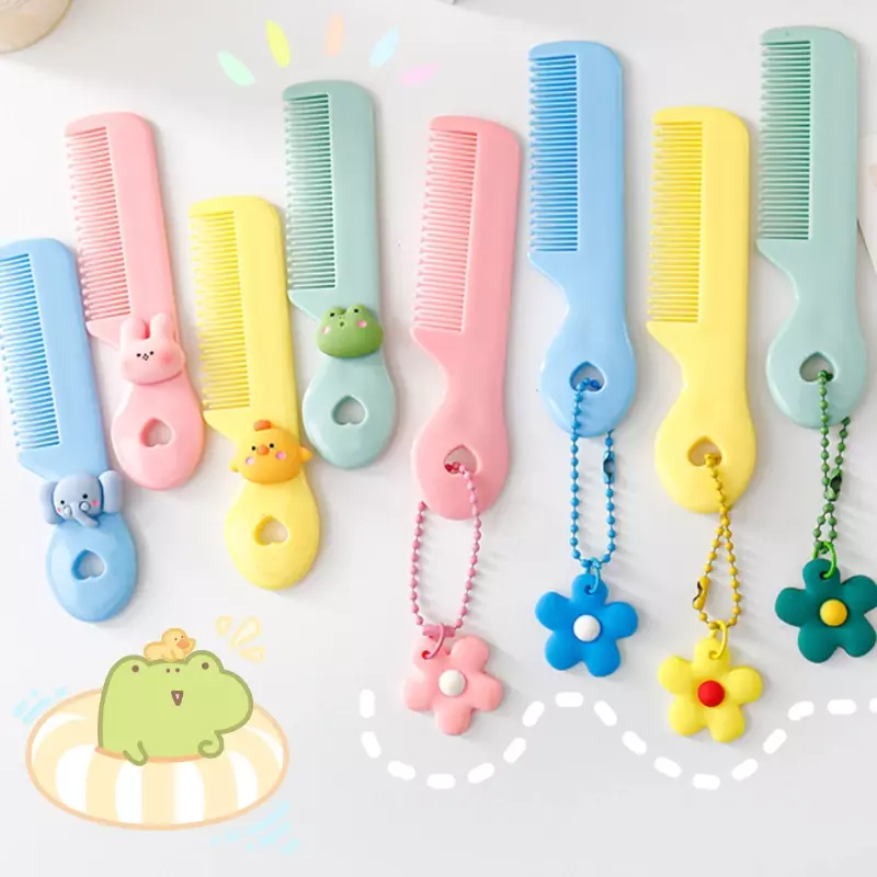 1Pc Mini Schattige Cartoon Haarborstel Voor Baby Meisje Kleine Koreaanse Mode Mooie Baby Kam Baby Haaraccessoires Goedkope Spullen