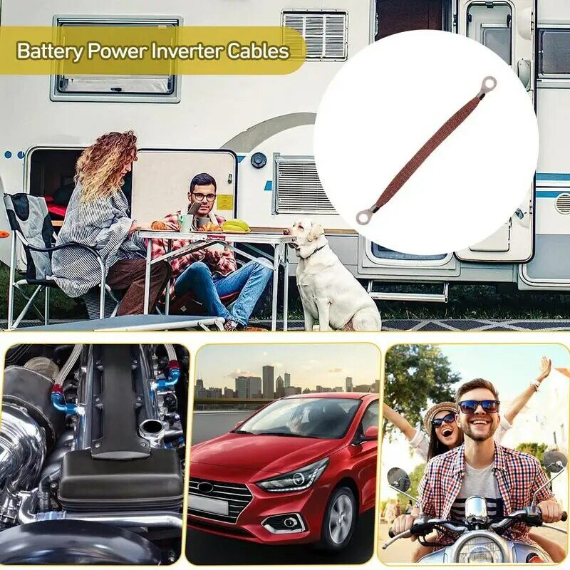 Automotive Power Inverter Kabel Puur Koperen Omvormer Draad Kabels Isolatie Aansluitingen Voor Mariene Batterij Kabel Zonne-Energie