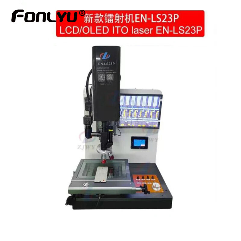 ZJWY EN-LS23P mesin Laser ITO OLED/LCD untuk ponsel layar tampilan LCD garis penghilang polisi/COF/perbaikan korosi OLED